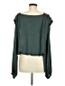 ANONYME 100% Polyester Green Long Sleeve Blouse Size M - photo 2