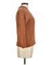 C&C California 100% Cotton Orange Brown Pullover Sweater Size M - photo 4