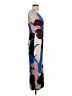 Rebecca Malone 100% Polyester Graphic Blue Cocktail Dress Size 4 - photo 4