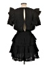 LoveShackFancy 100% Cotton Jacquard Polka Dots Solid Tropical Black Cocktail Dress Size L - photo 2