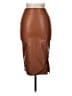Unbranded Brown Faux Leather Skirt Size M - photo 2