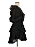 LoveShackFancy 100% Cotton Jacquard Polka Dots Solid Tropical Black Cocktail Dress Size L - photo 4