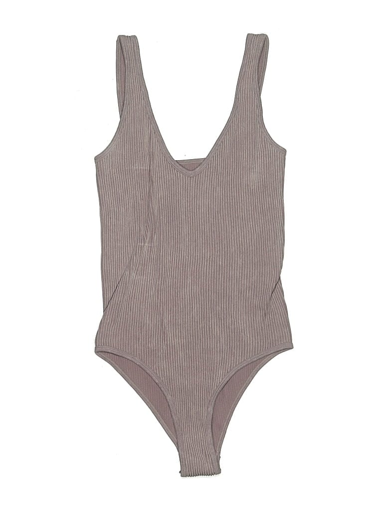 Pre-owned Aura Bodysuit In Gray