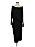 Deb Solid Black Casual Dress Size 3 - photo 1