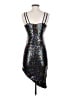 Grace Karin Metallic Silver Cocktail Dress Size S - photo 2