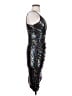 Grace Karin Metallic Silver Cocktail Dress Size S - photo 4