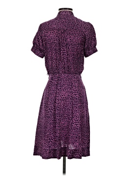 slim fit dress slacks Diane Von Furstenberg Julian Abstract-Print Mini Wrap Dress main image 1