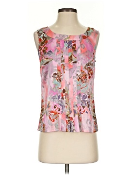 St. John Couture Sleeveless Silk Top