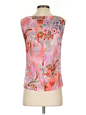 St. John Couture Sleeveless Silk Top (view 2)