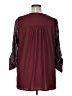 Catherines Paisley Burgundy 3/4 Sleeve Blouse Size 0X - photo 2