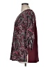 Catherines Paisley Burgundy 3/4 Sleeve Blouse Size 0X - photo 5