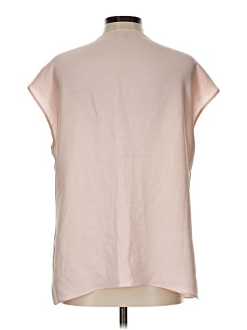 Lafayette 148 New York Short Sleeve Blouse (view 2)