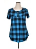 Unbranded Blue Short Sleeve Blouse Size XL - photo 1