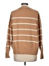 Moon & Madison Stripes Tan Pullover Sweater Size M - photo 2