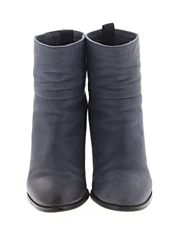 Jil Sander Navy Ankle Boots (view 2)