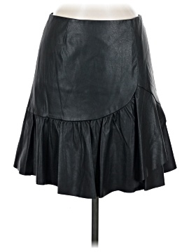 Rebecca Taylor Faux Leather Skirt (view 1)