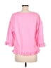 Unbranded 100% Polyester Pink 3/4 Sleeve Top Size M - photo 2