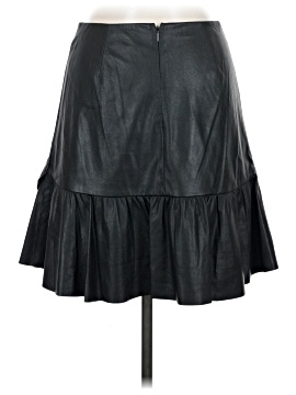 Rebecca Taylor Faux Leather Skirt (view 2)