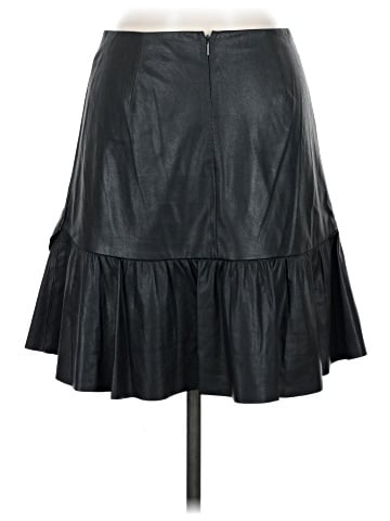 Rebecca Taylor Faux Leather Skirt (view 2)