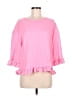 Unbranded 100% Polyester Pink 3/4 Sleeve Top Size M - photo 1
