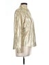 Assorted Brands 100% Polyester Metallic Gold Long Sleeve Blouse Size L - photo 4