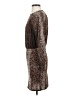H&M Animal Print Brown Cocktail Dress Size S - photo 5