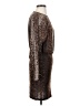 H&M Animal Print Brown Cocktail Dress Size S - photo 4