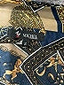 Michel Print Gold Long Sleeve Blouse Size S - photo 7