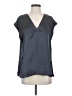 H&M 100% Polyester Gray Short Sleeve Blouse Size S - photo 1