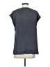H&M 100% Polyester Gray Short Sleeve Blouse Size S - photo 2