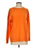 Kinross 100% Cashmere Solid Orange Cashmere Pullover Sweater Size S - photo 1
