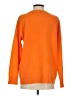 Kinross 100% Cashmere Solid Orange Cashmere Pullover Sweater Size S - photo 2