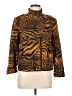 Carlisle 100% Acetate Animal Print Brown Jacket Size 10 - photo 1