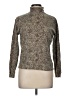 Classic Elements 100% Cotton Brown Long Sleeve Turtleneck Size M - photo 1