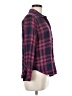 Rails 100% Rayon Plaid Burgundy Long Sleeve Button-Down Shirt Size M - photo 4