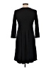 Splendid Solid Black Casual Dress Size L - photo 2