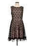 Kensie 100% Polyester Brown Cocktail Dress Size 10 - photo 1