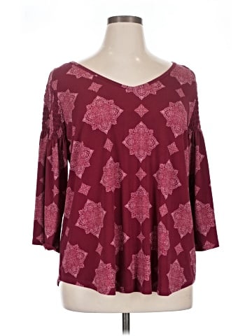 Evri 3/4 Sleeve Top (view 1)