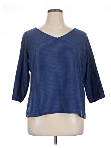 Liz Claiborne 3/4 Sleeve T-Shirt (view 1)