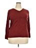 Zenana Outfitters Burgundy Pullover Sweater Size 2X - photo 1
