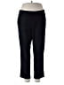 Tribal Solid Black Casual Pants Size 18 - photo 1