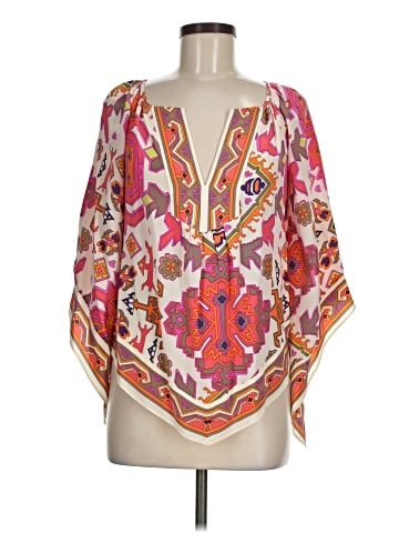 Alice & Trixie 3/4 Sleeve Silk Top (view 1)