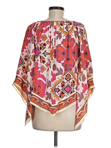Alice & Trixie 3/4 Sleeve Silk Top (view 2)