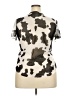 HAUTE FOX Ivory Short Sleeve Blouse Size 2X - photo 2