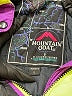 Mountain Goat Color Block Purple Snow Jacket Size L - photo 6