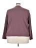 Torrid Burgundy Long Sleeve Blouse Size 3X Plus (3) - photo 2
