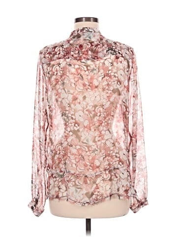 Worth New York Long Sleeve Silk Top (view 2)