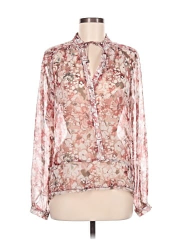 Worth New York Long Sleeve Silk Top (view 1)