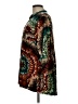 Cubism Print Brown Long Sleeve Blouse Size L - photo 5