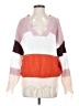 Unbranded 100% Polyester Color Block Orange Pullover Sweater Size S - photo 1